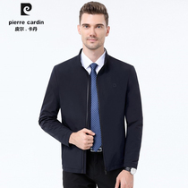 Pierre Cardin 2022 Spring autumn new collar jacket in youth fashion mens casual jacket branded mens clothing