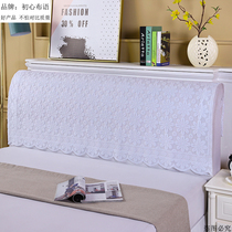 Bedside cloth cover cloth cloth European lace Bedside cover towel Back towel Bedroom bedside dust cover Bedside cover Hollow out