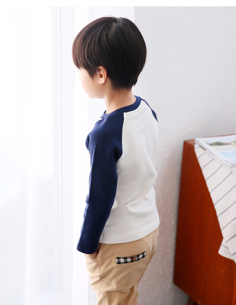 宝宝长袖t恤2016春装新款1-5岁男童圆领_男孩boy_微咖商城