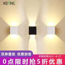 Snow pure led outdoor wall lamp waterproof bedside lamp bedroom living room outdoor aisle corridor staircase courtyard wall lamp