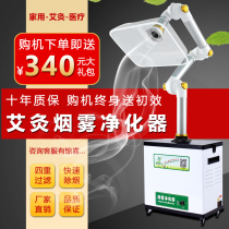 Moxibustion Smoke Purifier Domestic Mobile Small Smoking Machine Except Smoke Smoke Smoke Exhaust Machine Health Preservation Hall Smoke Exhaust System