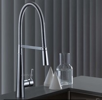 German playhome all copper cooling and hot kitchen faucet retractable spring faucet tap dragon