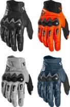 New off-road motorcycle anti-fall gloves four seasons carbon fiber leather riding equipment motorcycle full-finger warm gloves