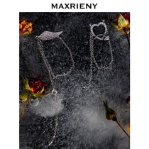 MAXRIENY2020 Winter Angel series earrings temperament advanced sense atmospheric niche design sense retro Hepburn