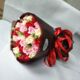 ຈັດສົ່ງຟຣີວັນວາເລນທາຍ Cartoon Bouquet Soap Rose Simulation Graduation Bouquet Doll Flower Girls Shows Love Birthday Gift