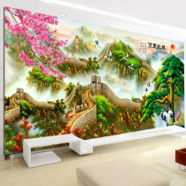 Great Wall cross stitch 2021 New Line embroidery living room landscape painting diy hand simple embroidery large