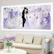 2021 New Cross stitch thread embroidery living room modern couple love embroidery handmade diy simple embroidery wedding bedroom