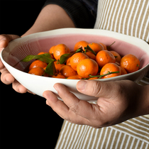 Creative Ceramic Soup Bowl Salad Bowl Boiled Fish Big Bowl Japanese and Korean Restaurant Spicy Pot Bowl Flaw