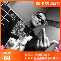 Nuclear explosion outlaw outlaw whom black yao guo hua band headscarf hip-hop square Harley-Davidson locomotive washcloth