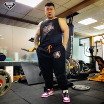 Nuclear explosion Bogota with the same granule-fluff casual pants man loose loose loose loose loose loose loose waist drawing beam foot sports trousers