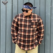 Nuclear explosion 2021 Winter trendsetters Cotton Clog Thickened Long Sleeve Shirt Style Loose large size casual cotton clothes