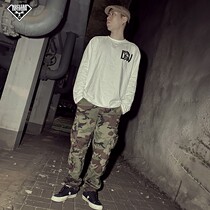 Nuclear explosion Mountain camouflak Straight Cylinder Loose large size waist multiple pockets Outdoor 100 lap movement Leisure overalls Long pants