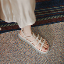 Sandals women fairy wind flat shoes ins tide 2021 summer new explosion chic wild student Roman shoes