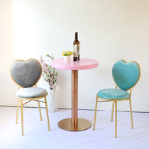 Nordic Chair Backrest Dining Chair Modern Minima Net Red Chair Home Makeup Chair Restaurant Casual Coffee Chair Combo