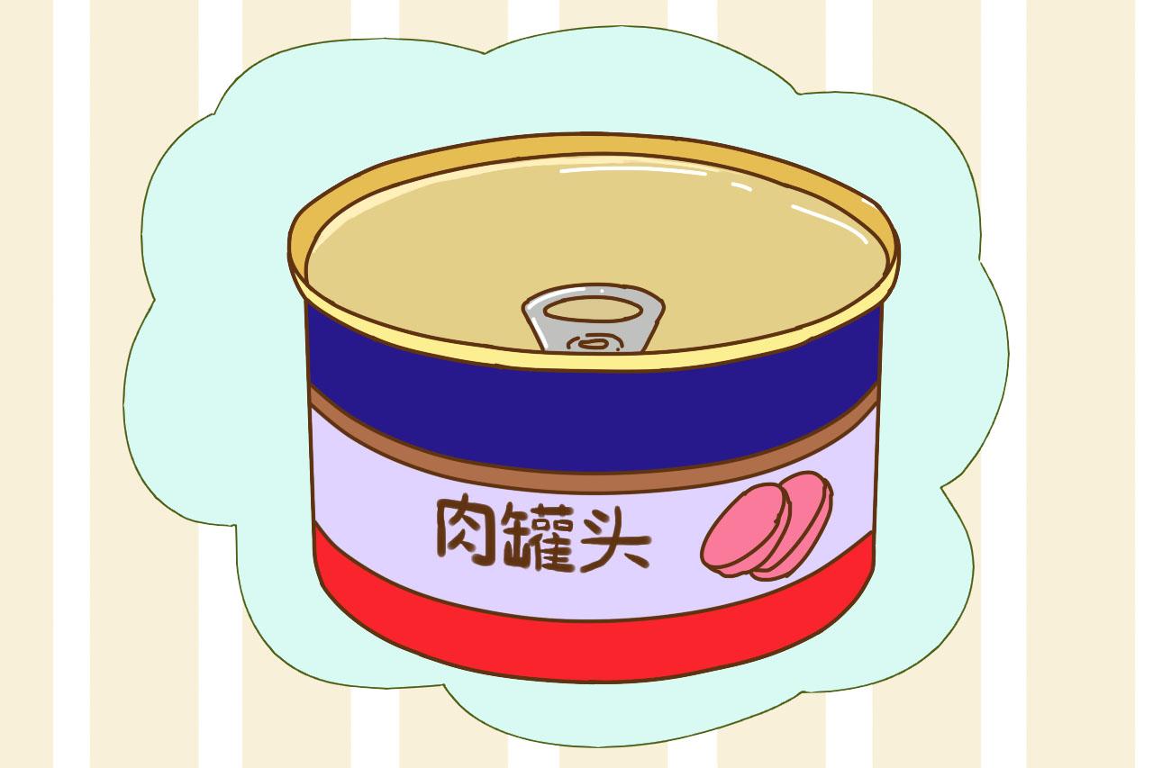 人造加工肉就有我们常见的火腿肠和肉罐头,这些都属于典型的高脂肪,高