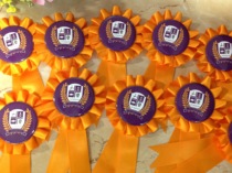 Customize the new elementary school students to reward the chest chapter Kindergarten graduates Ceremonies Chest Flowers I Graduates the Ascending Class Breast