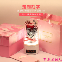 Bluetooth speaker colorful desk lamp mobile phone impact home portable creative audio night light alarm clock custom gift