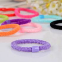 Candy color suede hair ring durable 100 lap high elastic Zahair hair black hair rope leather fascia head rope headwear hair accessories