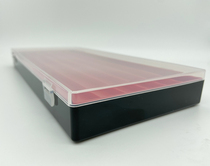 Key cap storage box high-end transparent double-layer storage aluminum alloy PBT large set of personalized keycaps