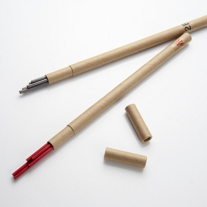 日本文具大赏获奖作品|北星 大人的铅笔专用 2mm铅笔笔芯 红黑_7折