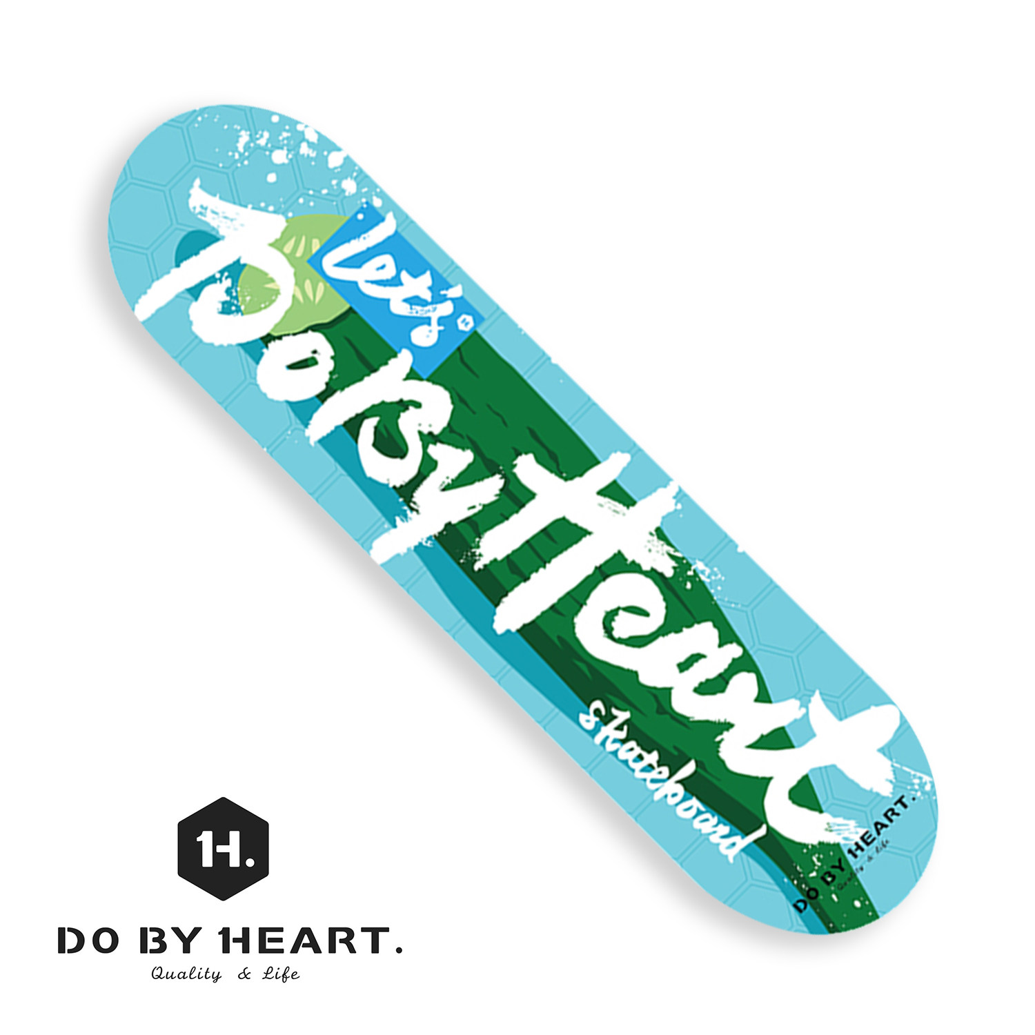 dbh专业板面四轮双翘定制滑板高配置组装单板面送砂纸工具小桥钉