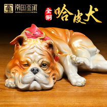 Q Cute Sand Puppies Creative Pendulum Pieces Living Room TV Cabinet Wine Cabinet Decorated Crafts Office Decorations Hem