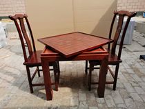 Elm Wood Oak Solid Wood Bifacial Chessboard Table Chess Table Chess Table Five Sub Chess Table Checkers Chess Table