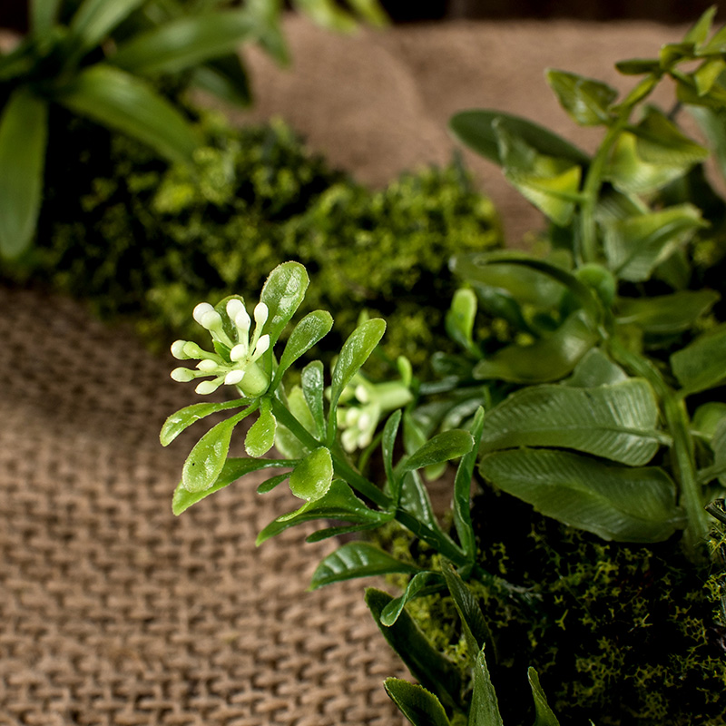 Mossy tree branches single simulation pottery flower silk flowers zen sitting room ground household flower arranging wedding decoration