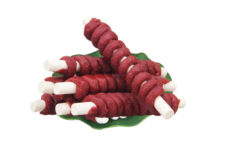 蒙贝宠物狗狗零食牛肉缠奶棒磨牙洁齿棒小型犬泰迪食品补钙狗粮