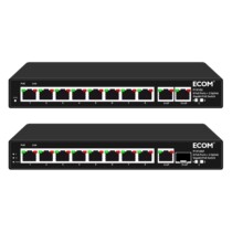 Full one thousand trillion 8 2Uplink mouth POE switch brand new electric port optical fiber access with built-in power isolated watchdog