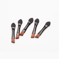 Double-head makeup brush 4 dual-purpose oblique eyebrow brush sponge eye shadow brush portable makeup brush beauty tool