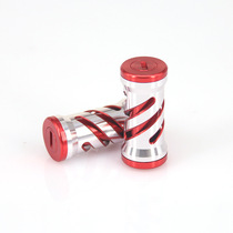 Water drop wheel retrofit grip pellet screw pattern CNC Process grip for dawasimano full metal spinning wheel