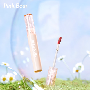 pinkbear皮可熊泡泡唇釉珍珠限定镜面水光口红旗舰成膜小众品牌女