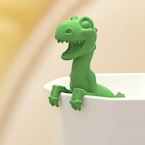 Creative Silicone Dinosaur Baby Tea Maker Fear Dragon Egg Tea Leak Cartoon Animal Tea Leak Filter Tea Ware Tea Septer