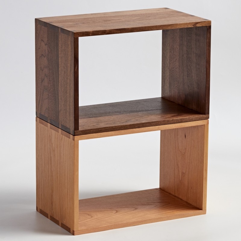 折222网 居家 住宅家具 > 喜起黑胡桃木格架 桌上书架置物架 自由组合