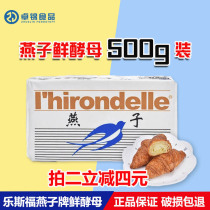 French Lesaffre Yan brand fresh yeast Swallow brand active fresh yeast 500g fermentation speed