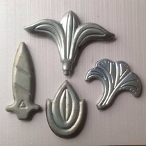 Iron Art Stamping Bifacial Flower Leaf Iron Art Flower Bifacial Iron Flower Stamping Leaf Iron Art Gate Accessories Guardrails Figure