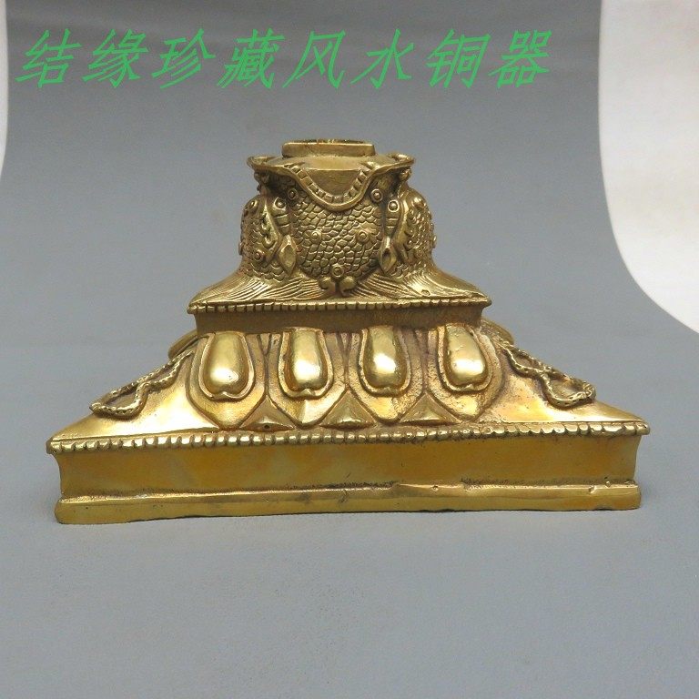 手作  純銅  密教法具  馬頭明王金剛杵35cm5 手作 純銅 密教法具 馬頭明王金剛杵35cm5