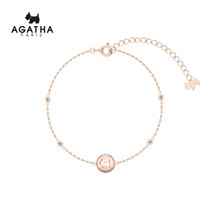 AGATHA 925 silver hollow dog jewelry Simple temperament bracelet womens new fashion gift
