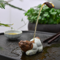 Ru Kiln Tea Tea Favorites Crafts Swing Piece Financial Resources Tea Set Accessories Purple Sand Tea Dao Tea Playful And Open Sheet Beauty Home