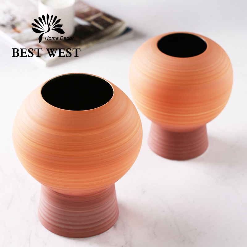 BEST WEST creative ceramic vase large geometric vase decoration designer between example light key-2 luxury furnishing articles