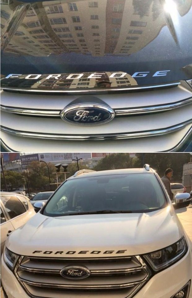 福特15国产锐界车头标机盖字标探险者10-14进口锐界引擎盖字母标