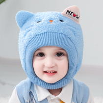 Children hat winter plus suede thickened boy girl child care hair line hat baby baby hat autumn and winter warm wave