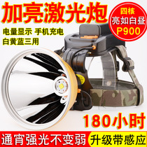 Laser Gun Headlights Strong Light Rechargeable Ultra Bright Head Mounted P100 Long Shot Night Fishing Wild Lithium Electric led Hernia Lamp