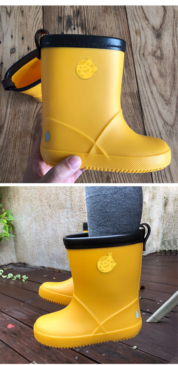 suntek日本儿童雨鞋男童女童小学生幼儿园宝宝小孩水鞋套鞋胶鞋防滑