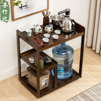 Mobile tea cart tea rack tea set storage rack simple living room tea table household automatic tea set