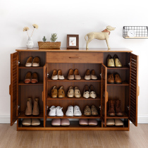 Nanzhu shoe rack Shoe cabinet ultra-large capacity European-style locker household simple modern living room multi-function entrance cabinet