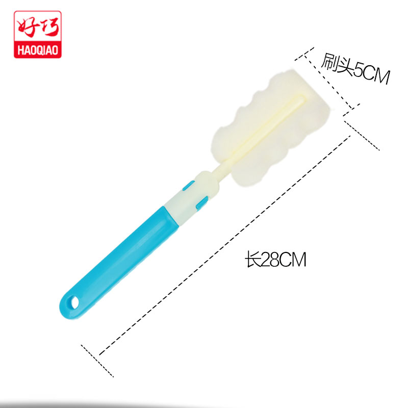 好巧洗杯刷海绵刷长柄杯刷瓶刷茶杯刷去污保温杯刷清洁玻璃杯刷子产品展示图4