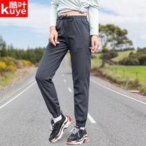 Storm pants womens windproof waterproof pants mens outdoor sports hiking spring and autumn couples elastic rain-proof mountaineering pants