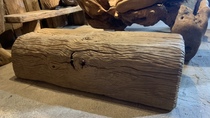 Yunnan old wood weathered wooden trough wabi sabi wind low stool coffee table tatami style furniture